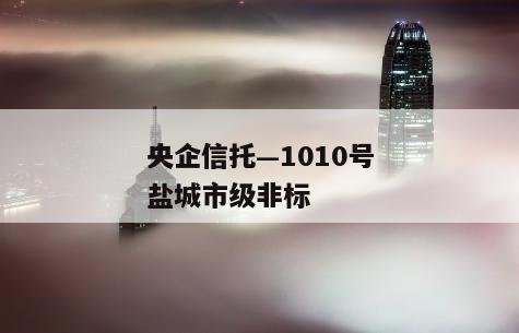 央企信托—1010号盐城市级非标