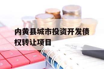 内黄县城市投资开发债权转让项目